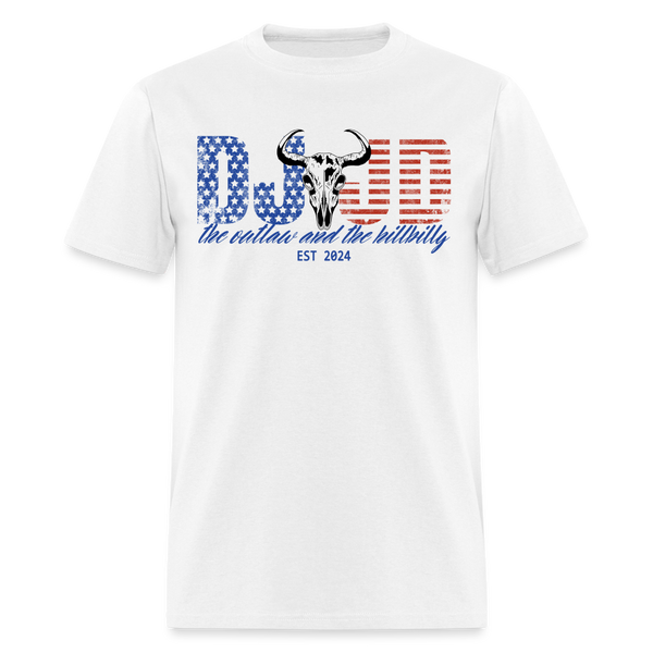 Trump Outlaw And Hillbilly Shirt Est. 2024 T Shirt - white