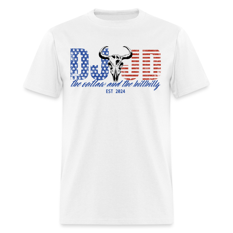 Trump Outlaw And Hillbilly Shirt Est. 2024 T Shirt - white