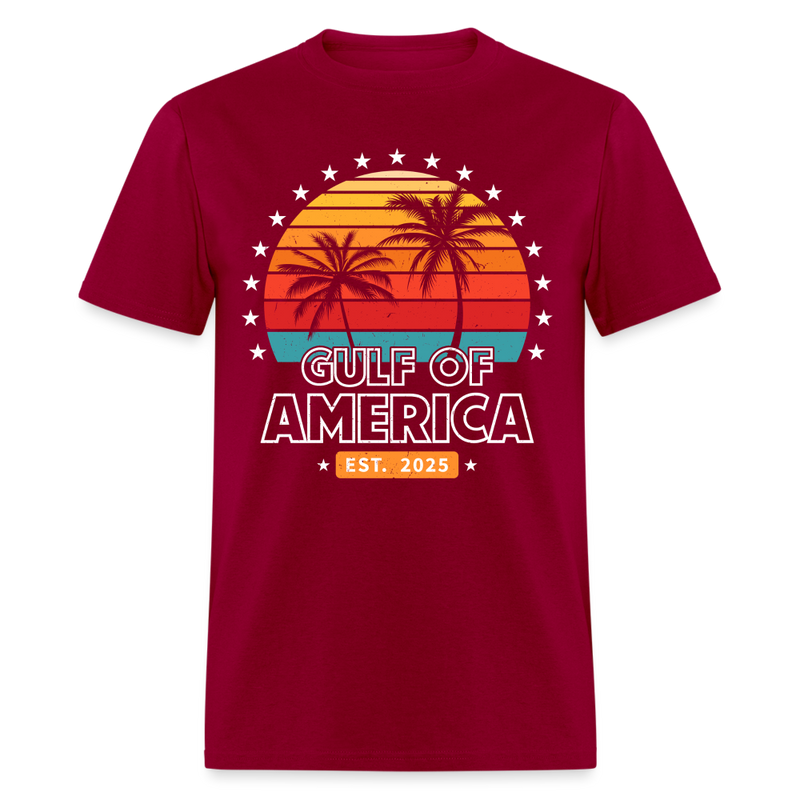 Gulf Of America Since 2025 T Shirt - dark red