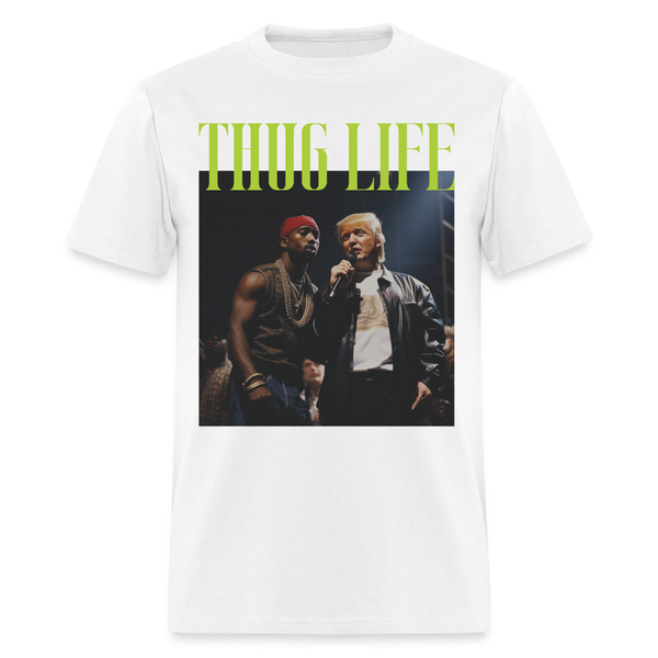 Thug Life T Shirt - white