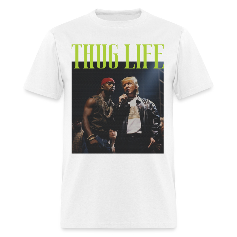 Thug Life T Shirt - white