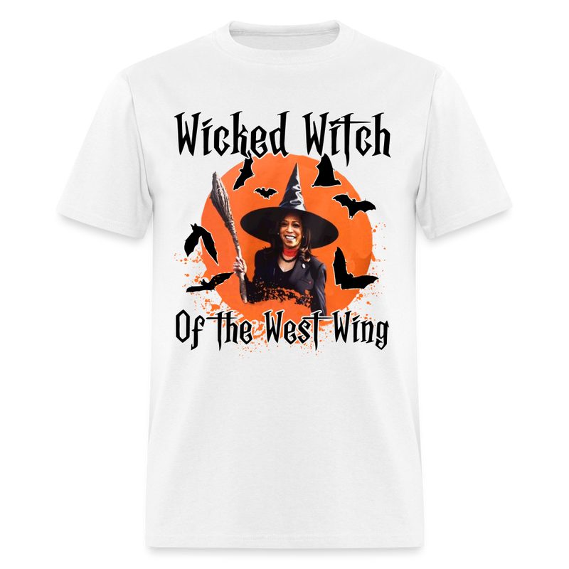 Wicked Kamala Witch T Shirt - white