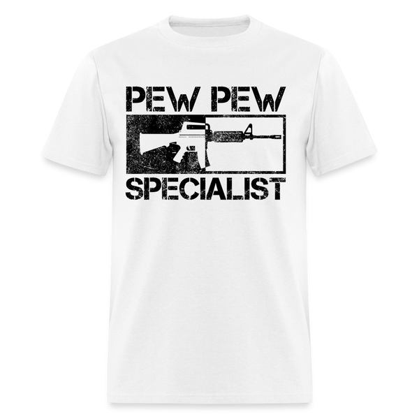 Pew Pew Specialist T Shirt - white