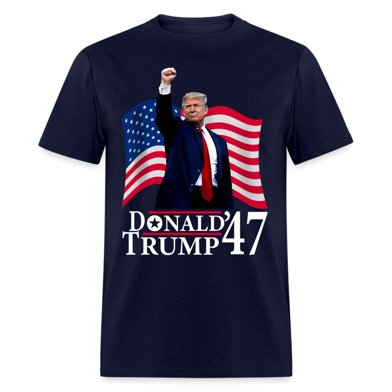 President Donald Trump 2025 Victory T Shirt - navy