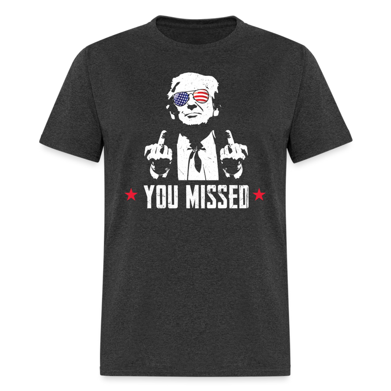 You Missed T-Shirt - heather black