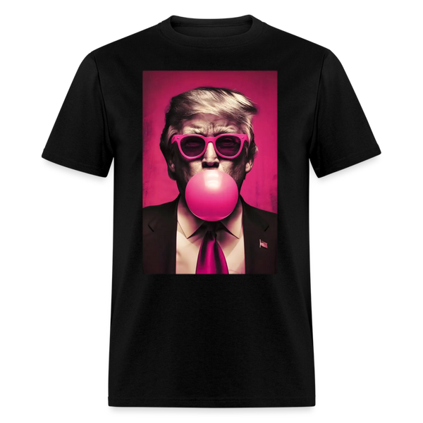 Bubble Gum Trump T Shirt - black