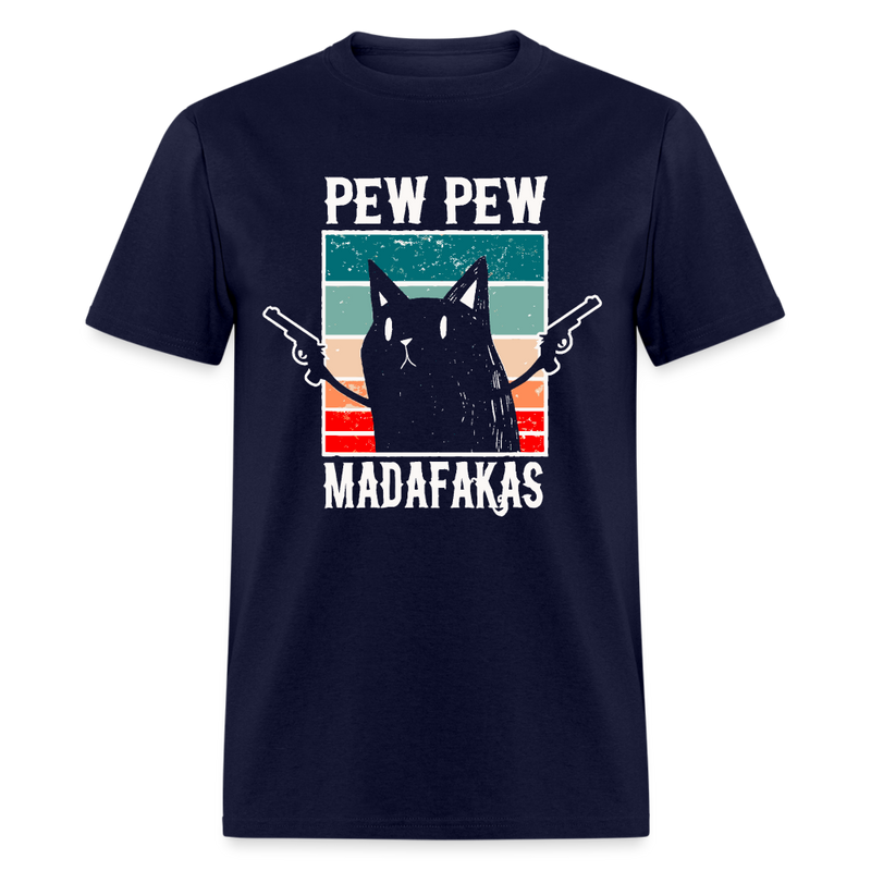 Pew Pew Madafakas T Shirt - 2 - navy