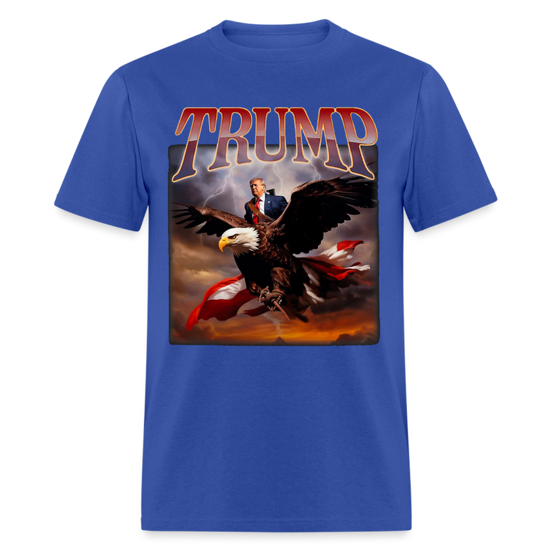 Donald Trump Eagle USA President T Shirt - royal blue