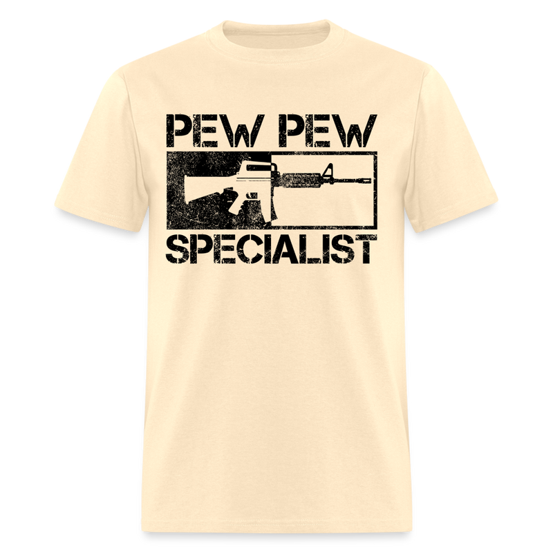 Pew Pew Specialist T Shirt - natural