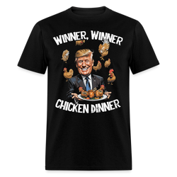 Trump Chicken Dinner T Shirt - black