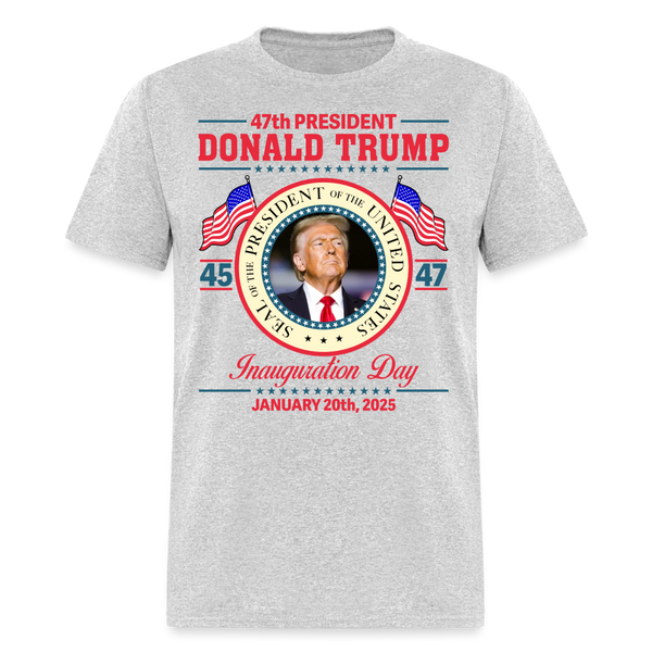 The Inauguration of President Donald Trump T Shirt - heather gray