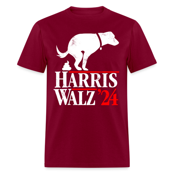 Shit On Harris T Shirt - burgundy