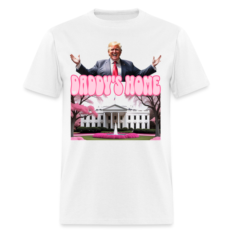 Daddy's Home T Shirt - white