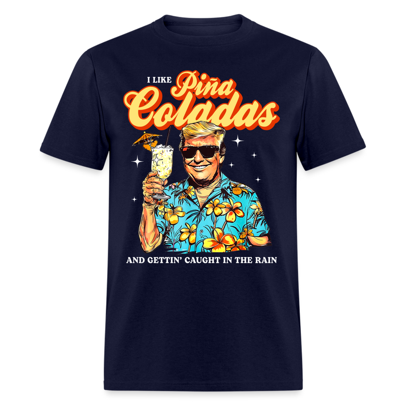 Trump Pina Colada Summer T Shirt - navy