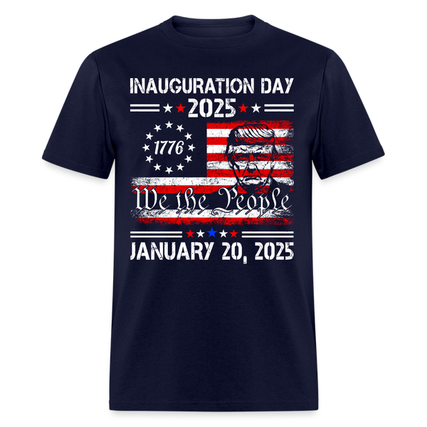 Inauguration Day 2025 We The People T Shirt - navy