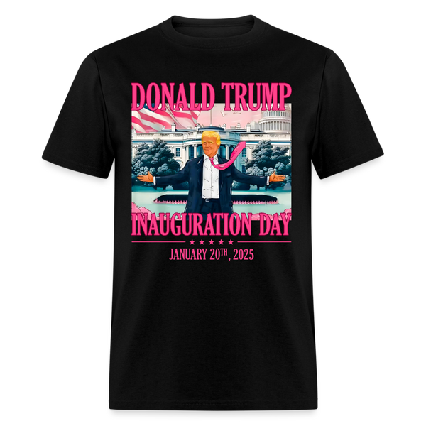 Donald Trump Inauguration Day 2025 Pink Version T Shirt - black