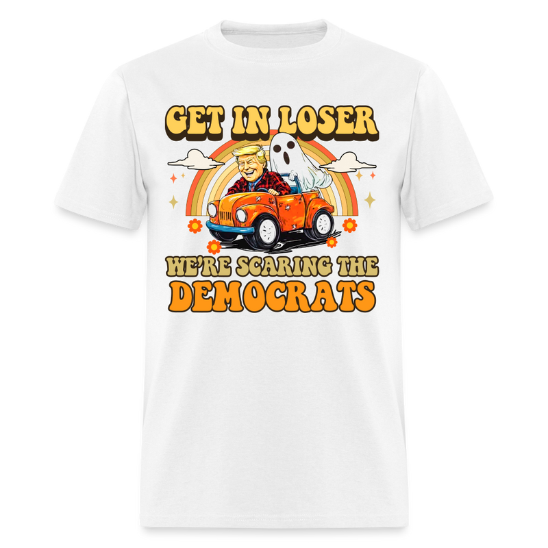 Get In Loser T Shirt - white