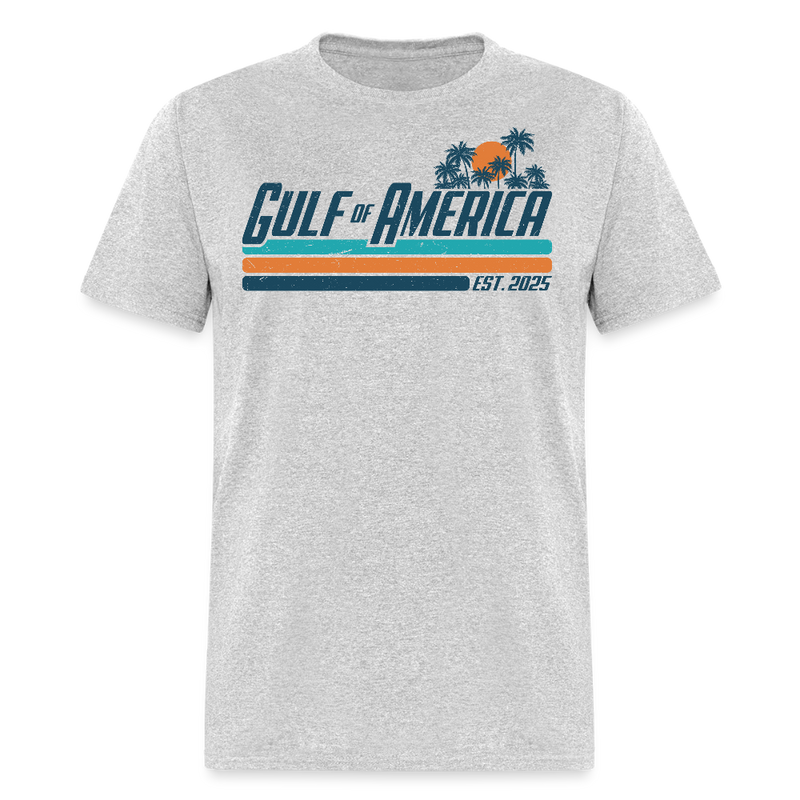 Gulf Of America Est. 2025 T Shirt - 2 - heather gray