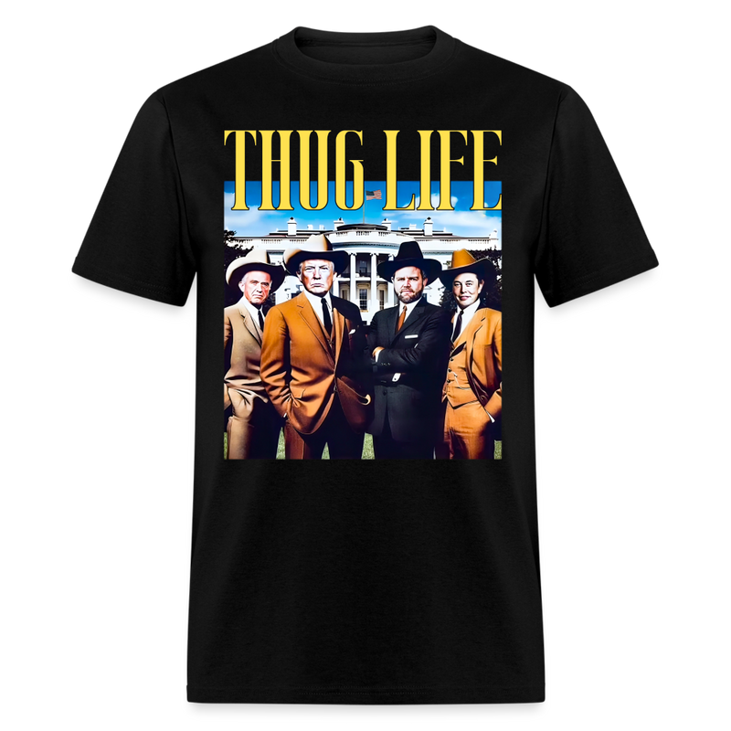 Thug Life Trump T Shirt - black