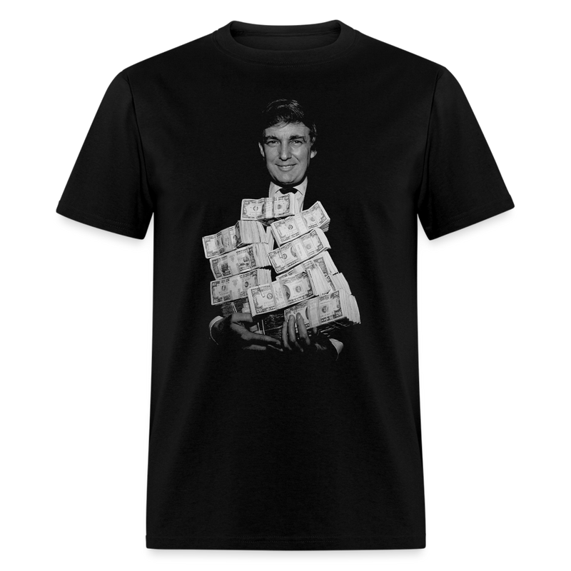 Vintage Trump Money T Shirt - black