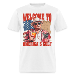 Welcome To America's Gulf T Shirt - 2 - white