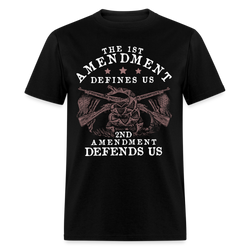 The 1st Amendment Defines US T Shirt - black