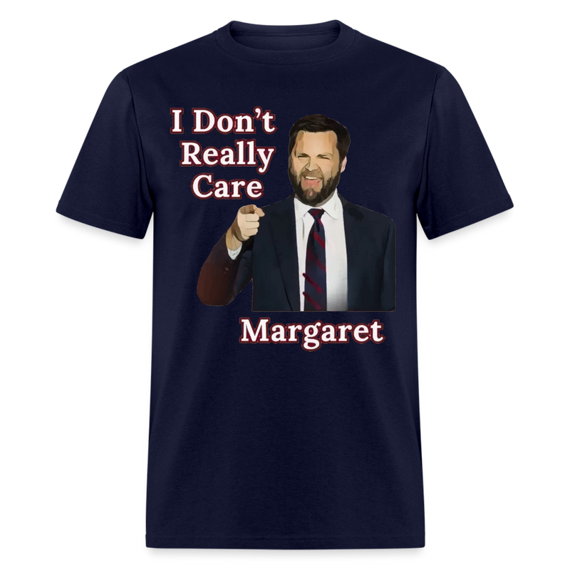 I Don't Really Care Margaret T Shirt - 2 - navy