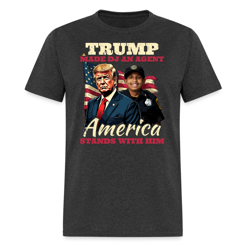 Trump DJ Daniel T Shirt - heather black