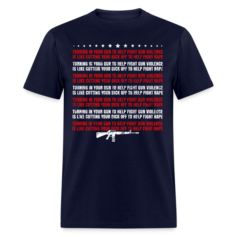 Help Fight Gun Violence T Shirt - navy