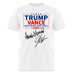 Trump Vance Make America Great Again 2024 T Shirt - white