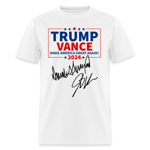 Trump Vance Make America Great Again 2024 T Shirt - white