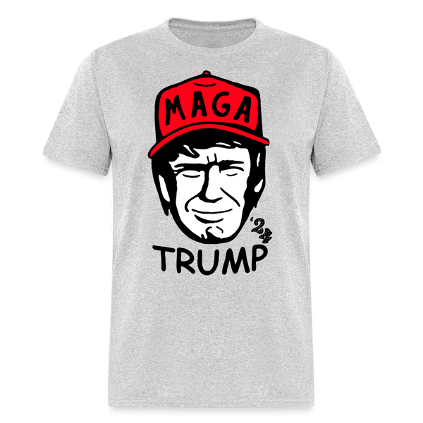 Trump MAGA T Shirt - heather gray