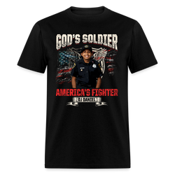 Gods Soldier DJ Daniel T Shirt - black