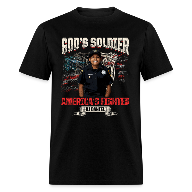 Gods Soldier DJ Daniel T Shirt - black