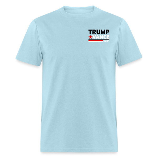 Trump Vance 2024 T Shirt - powder blue