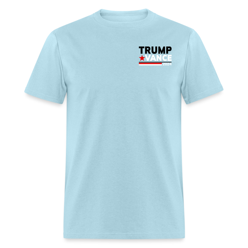 Trump Vance 2024 T Shirt - powder blue