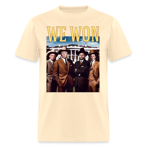 We Won Trump Cowboy T Shirt - natural