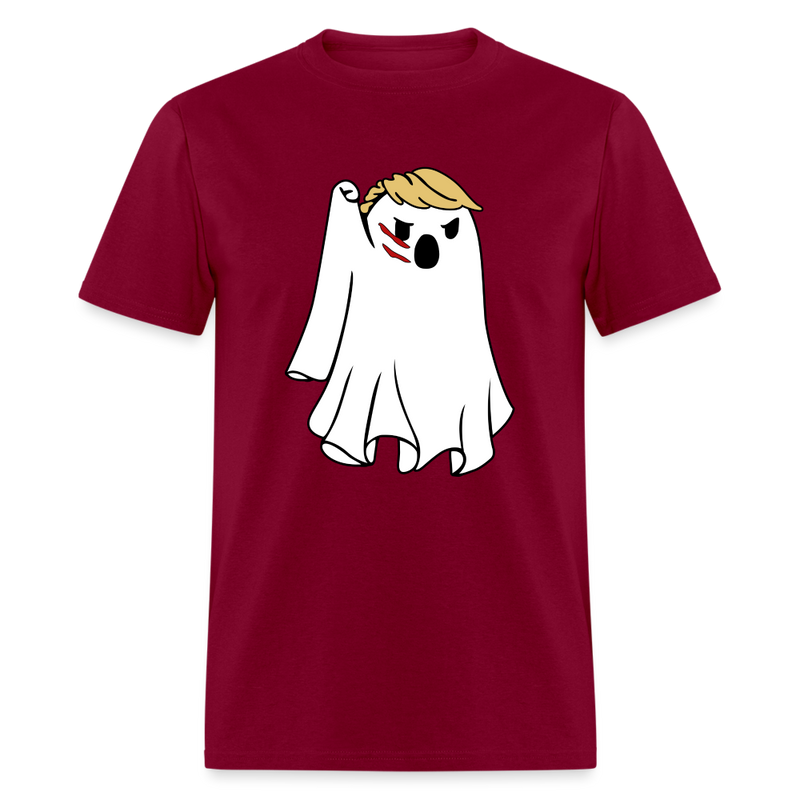 Halloween Trumpkin T Shirt - burgundy