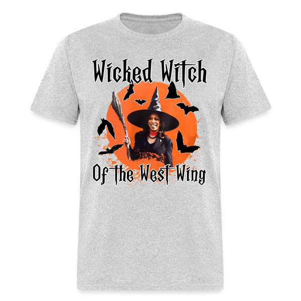 Wicked Kamala Witch T Shirt - heather gray