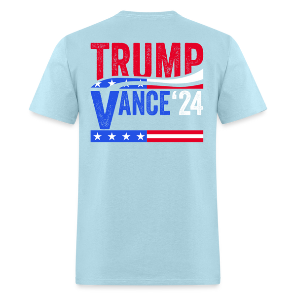 Trump Vance 2024 T Shirt - powder blue