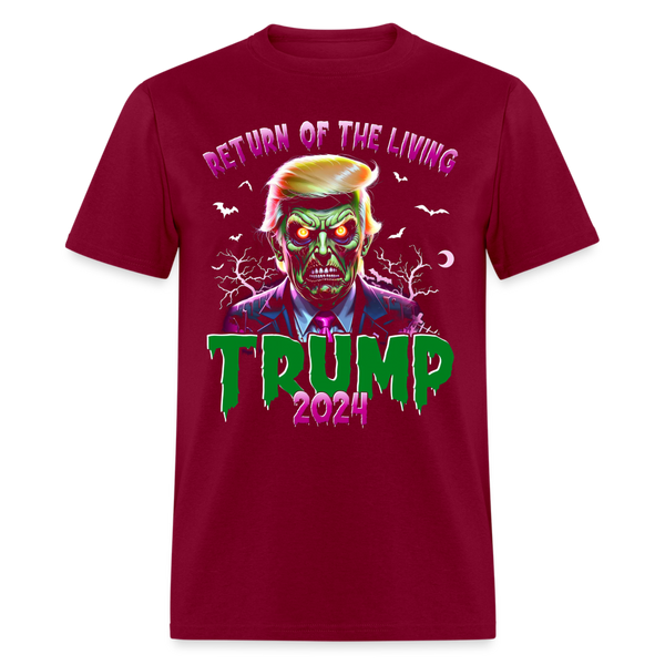 Return Of The Living Trump 2024 T Shirt - burgundy