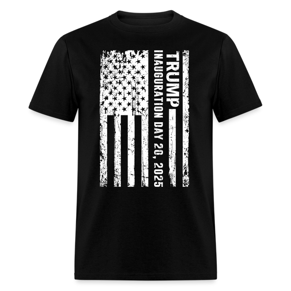 Trump American Flag Inauguration 2025 T Shirt - black