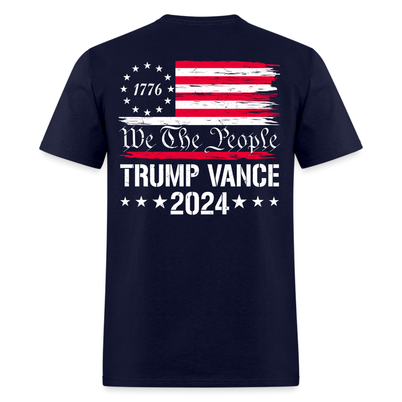 1776 We The People Trump Vance T Shirt - navy