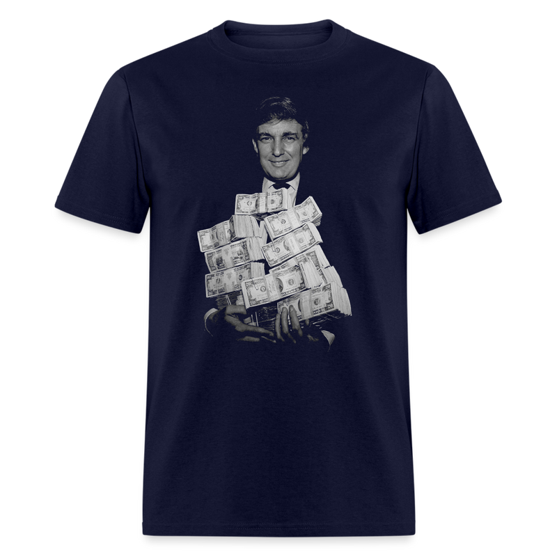 Vintage Trump Money T Shirt - navy