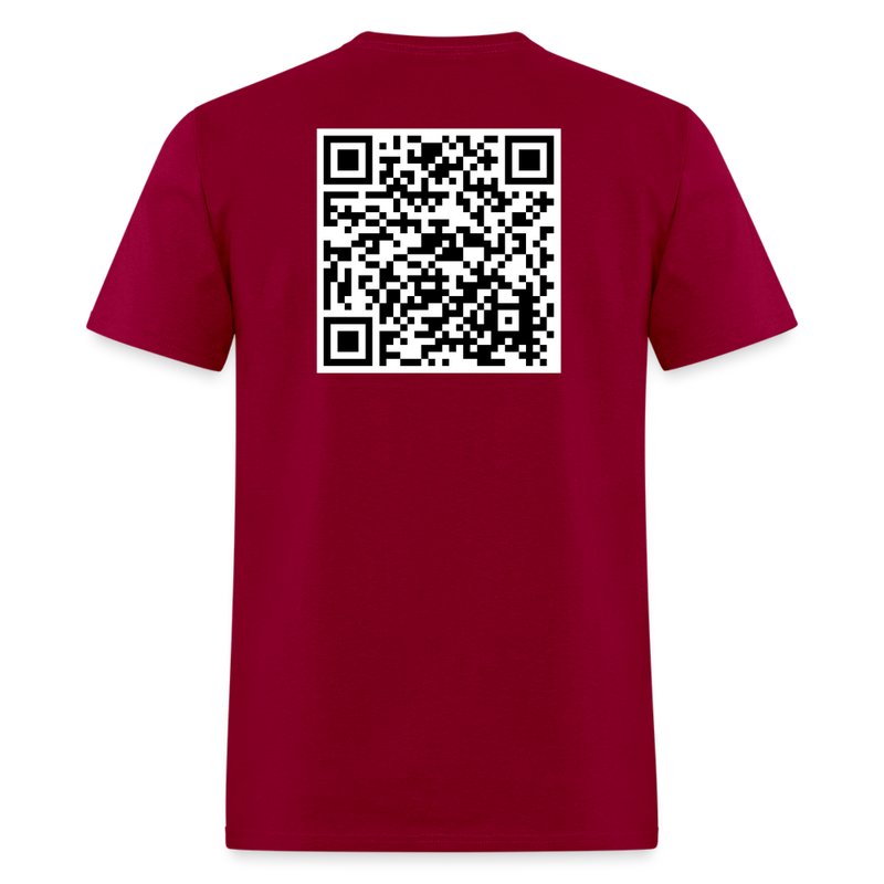 Trump I Am Your Voice QR Code T Shirt - dark red