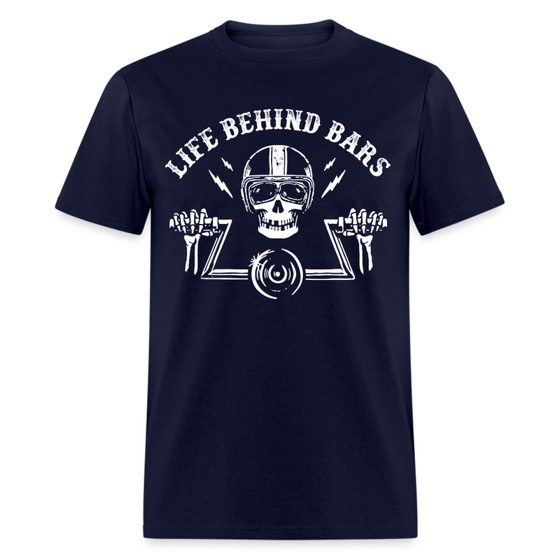 Life Behind Bars T Shirt - navy