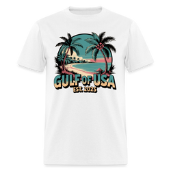 Gulf Of USA Est. 2025 T Shirt - white