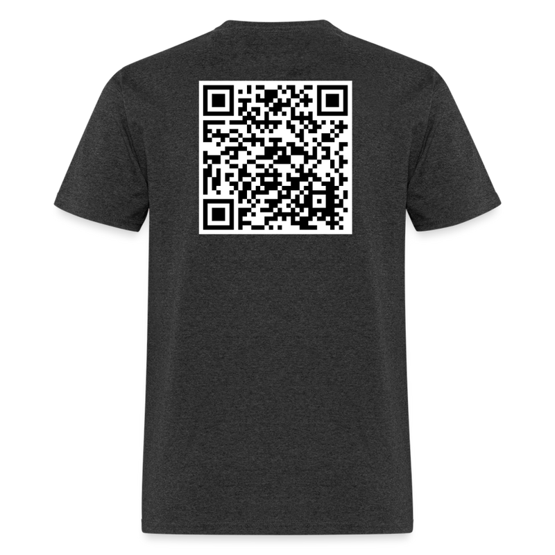 Trump I Am Your Voice QR Code T Shirt - heather black