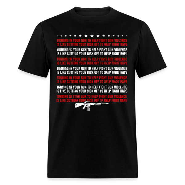 Help Fight Gun Violence T Shirt - black