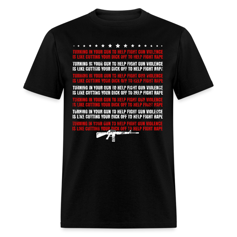 Help Fight Gun Violence T Shirt - black